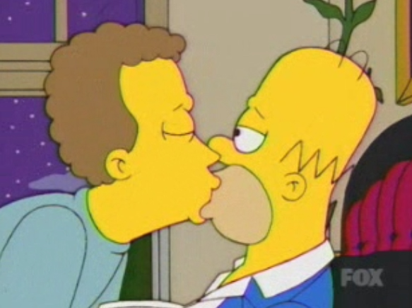 homer in gay bar Homer In Gay Bar